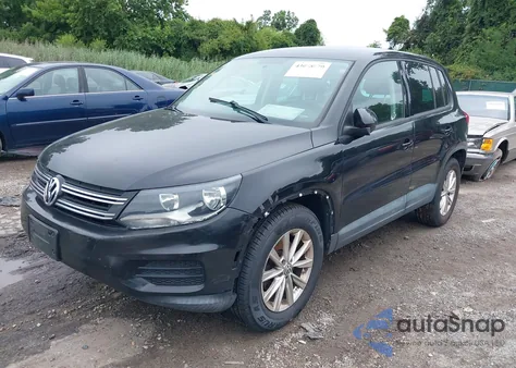 2014 Volkswagen Tiguan Se из США, поврежденный, VIN WVGBV3AX4EW589271